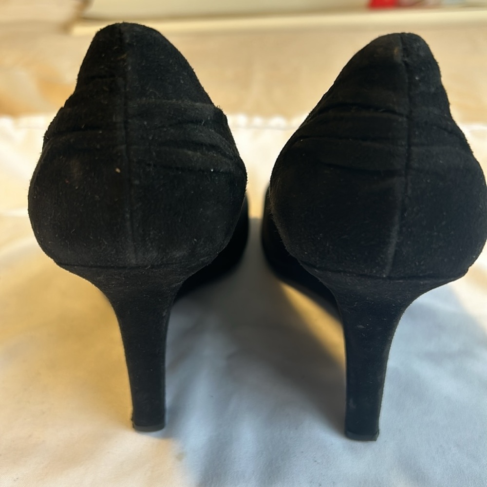 Prada Suede Peep Toe Wedges EU 36 - Picture 7 of 11